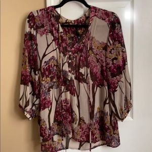 Chiffon flowy blouse